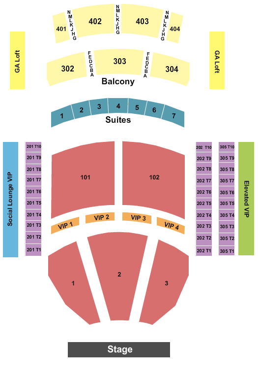 The Theater Wu Tang Clan Seating Chart
